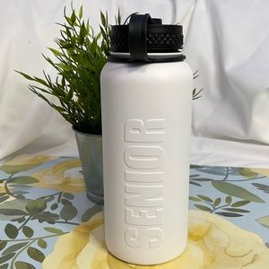 Senior White Water Bottle